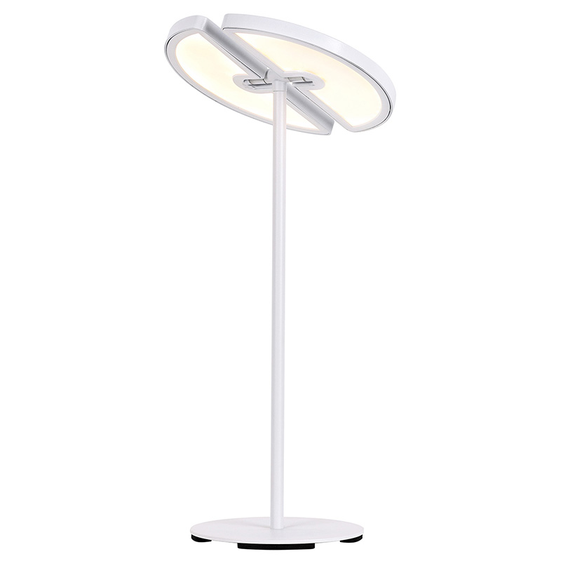 Dual-Moon Justerbar LED-skrivebordslampe med farvetemperaturkontrol