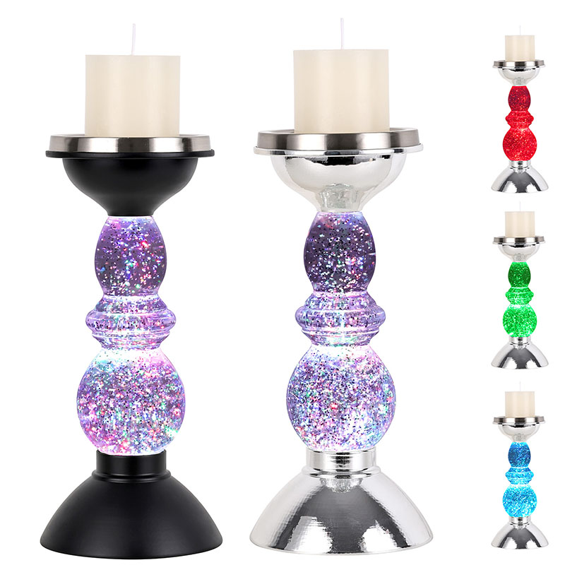 Dekorativt stearinlys i europæisk stil