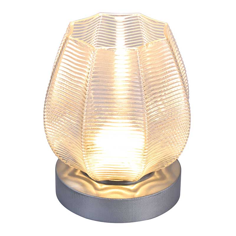 Glas gave bordlampe