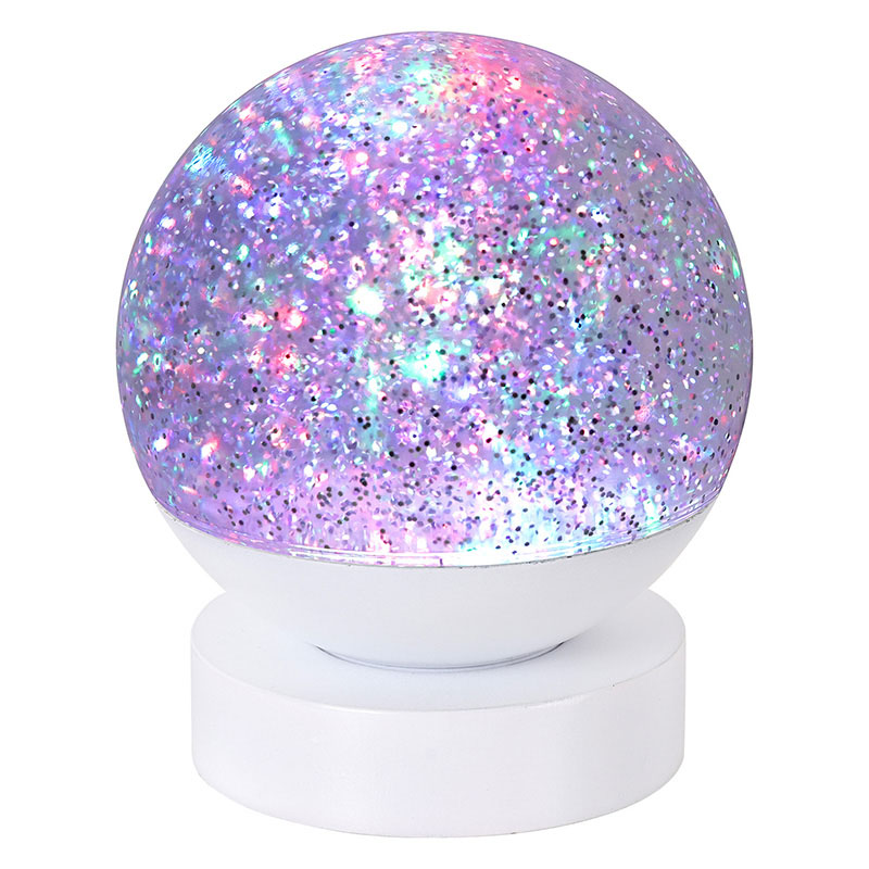 Led RGB Glitter Dekor Lampe
