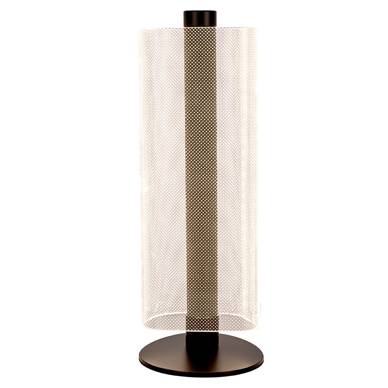 LED bordlampe med glasskærm