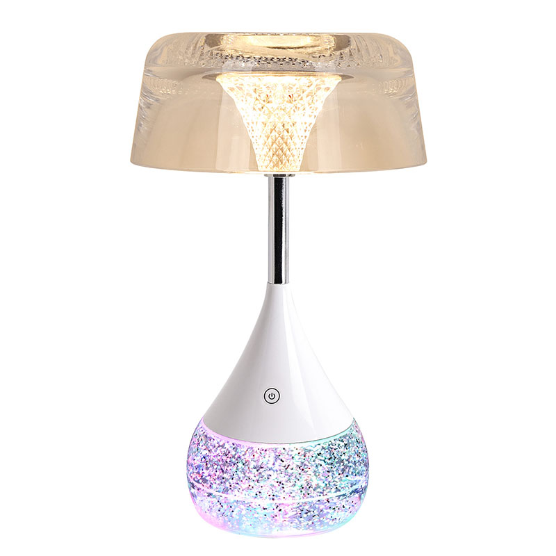 Luksus Cone arte skrivebordslampe med klart glas