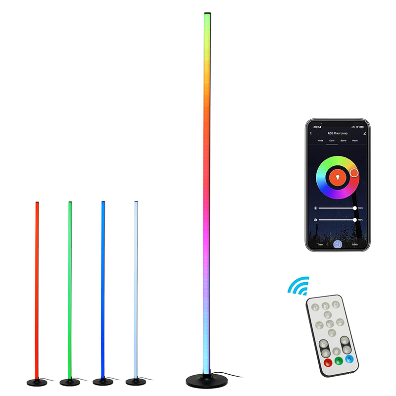 RGB gulvlampe med musikskift