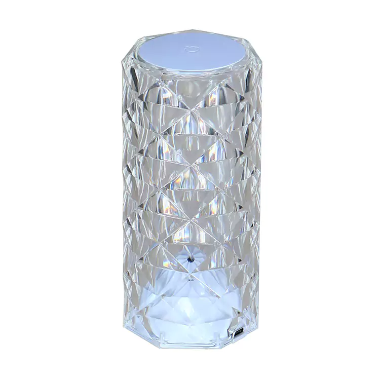 Rose Crystal Lampe