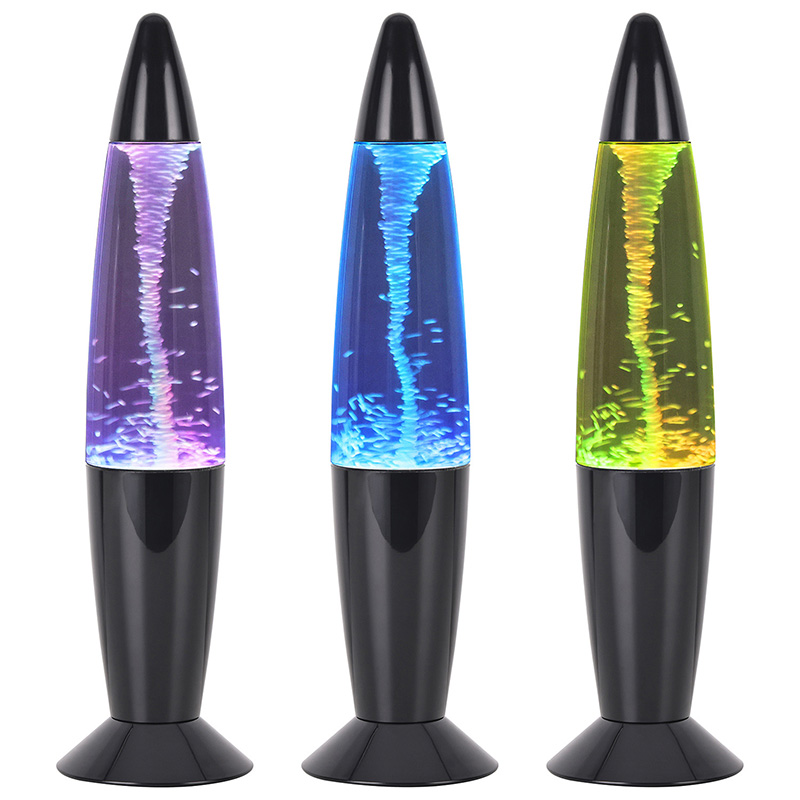 Tornado glitter natlampe